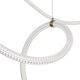 kelvo® GLOW KLV-101-0158 Κρεμαστό Φωτιστικό Οροφής LED 105W 10500lm 360° AC 220-240V IP20 Ρυθμιζόμενο Λευκό CCT με Χειριστήριο από 2700K έως 6000K Dimmable - Lumileds SMD Chip - Χρυσό Πλατίνα - Μ180 x Π180 x Υ110cm - 3 Χρόνια Εγγύηση - 10