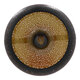 Μοντέρνο Κρεμαστό Φωτιστικό Οροφής Μονόφωτο Μαύρο με Χρυσό Μεταλλικό Καμπάνα Φ30  JANIS 01590 - 8