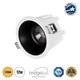DUSTY 60341 Χωνευτό Downlight Σποτ LED 12W 1320lm 45° AC 220-240V Αδιάβροχο IP65 Θερμό Λευκό 2700K - Bridgelux COB Chip & TÜV SÜD Driver - Λευκό & Μαύρο Ματ - Μ8 x Π8 x Υ7.5cm / Q7.5cm - 5 Χρόνια Εγγύηση