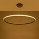 kelvo® DIAMOND KLV-101-0234 Κρεμαστό Φωτιστικό Οροφής LED 75W 7500lm 180° AC 220-240V IP20 Ρυθμιζόμενο Λευκό CCT με Χειριστήριο από 2700K έως 6000K Dimmable - Lumileds SMD Chip - Χρυσό Πλατίνα - Μ100 x Π100 x Υ3cm - 3 Χρόνια Εγγύηση - 11