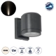  WALLLIGHT-SONA 90482 Μοντέρνο Φωτιστικό Τοίχου - Απλίκα LED 12W 1140lm 5° DC 24V Αδιάβροχο IP67 Φυσικό Λευκό 4500K - CREE COB Chip & TÜV SÜD Driver - Γκρι Ανθρακί Ματ - Μ9.5 x Π13 x Υ11cm - 3 Χρόνια Εγγύηση