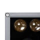 FLOOD-DENA 90487 Επιτοίχιος Προβολέας Wall Washer για Φωτισμό Κτιρίων - Απλίκα & Δαπέδου LED 30W 2700lm 5° DC 24V Αδιάβροχο IP67 Μ18.5 x Π13 x Υ12cm Θερμό Λευκό 2700K - Γκρι Ανθρακί - 3 Years Warranty - 8