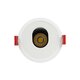 kelvo® ASYMMETRICAL KLV-101-0133 Χωνευτό Downlight Σποτ LED 7W 875lm 15°x30° AC 220-240V IP20 Φυσικό Λευκό 4500K - Bridgelux COB Chip & TÜV SÜD Driver - Λευκό Ματ - Μ8.3 x Π8.3 x Υ8.16cm / Q7.3cm - 5 Χρόνια Εγγύηση - 4