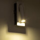 MANHATTAN 61098 Μοντέρνο Χωνευτό Φωτιστικό Τοίχου - Απλίκα Ξενοδοχείου Bed Side LED 3W 405lm 36° AC 220-240V - Reading Light - Μ7 x Π7 x Υ17cm - Φυσικό Λευκό 4500K - Λευκό - 9
