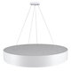 BURTON 61203-P Κρεμαστή Πλαφονιέρα Οροφής LED CCT 75W 8625lm 120° AC 220-240V - Εναλλαγή Φωτισμού μέσω Τηλεχειριστηρίου All In One Ψυχρό 6000k+Φυσικό 4500k+Θερμό 2700k Dimmable Φ60cm - Λευκό - 5