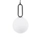 kelvo® BELLISSIMO KLV-101-0373 Κρεμαστό Φωτιστικό Οροφής για Λάμπα με Ντουί E27 AC 220-240V IP20 - Μαύρο Ματ & Λευκό - Μ20 x Π20 x Υ42cm - 5