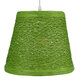 PLAYROOM 00864 Vintage Κρεμαστό Φωτιστικό Οροφής Μονόφωτο Πράσινο Ξύλινο Ψάθινο Rattan Φ32 x Υ27cm - 5