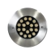 UNDERGROUND-SINA 90572 Χωνευτό Φωτιστικό Σποτ Δαπέδου LED 18W 1710lm 15° DC 24V Αδιάβροχο IP68 Φ20 x Υ11cm Φυσικό Λευκό 4500K - Ανοξείδωτο Ατσάλι - 3 Χρόνια Εγγύηση - 4