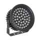 FLOODNEVA 90397 Προβολέας Σποτ Wall Washer LED 54W 4590lm 30° DC 24V Αδιάβροχο IP65 Ultra Θερμό Λευκό 2200K Dimmable - Bridgelux SMD Chip - Μαύρο - Μ24.5 x Π24.5 x Υ14.7cm - 3 Χρόνια Εγγύηση - 3