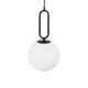 kelvo® BELLISSIMO KLV-101-0373 Κρεμαστό Φωτιστικό Οροφής για Λάμπα με Ντουί E27 AC 220-240V IP20 - Μαύρο Ματ & Λευκό - Μ20 x Π20 x Υ42cm - 6