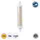 TUBINI 60398 Λάμπα R7S 118mm LED 12W 1356lm 360° AC 220-240V IP20 Θερμό Λευκό 2700K - Lumileds SMD Chip - Μ11.8 x Π2.2 x Υ2.2cm - 3 Χρόνια Εγγύηση