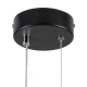  CYCLOS 61073 Μοντέρνο Κρεμαστό Φωτιστικό Οροφής LED 9W 1080lm 300° AC 220-240V IP20 Ρυθμιζόμενο Λευκό CCT με On/Off 2700K/4500K/6000K - Lumileds SMD Chip - Μαύρο Ματ - Μ21 x Π2.3 x Υ26.5cm - 3 Χρόνια Εγγύηση - 7