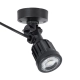  GARDENINI 61547 Φωτιστικό Σποτ LED 5W 550lm 38° DC 24V Αδιάβροχο IP68 Πράσινο Dimmable - Lumileds SMD Chip - Μαύρο - Μ7 x Π7 x Υ14.5cm - 3 Χρόνια Εγγύηση - 3
