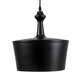 ROCKFORD 01287-A Μοντέρνο Κρεμαστό Φωτιστικό Οροφής Μονόφωτο Μαύρο Μεταλλικό Καμπάνα Φ30 x Υ30cm - 3