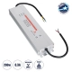 73064 Μεταλλικό Τροφοδοτικό SELV για Προϊόντα LED 200W 8.3A - AC 220-240V σε DC 24V - Αδιάβροχο IP67 Μ25.5 x Π6.5 x Υ3cm - 3 Years Warranty