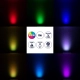 WASHERMARGO 90184 Μπάρα Φωτισμού Wall Washer LED 6W 510lm 30° DC 24V Αδιάβροχο IP65 Πολύχρωμο RGBW Dimmable DMX512 - Bridgelux SMD Chip - Γκρι Ανθρακί - Μ30 x Π4 x Υ5cm - 3 Χρόνια Εγγύηση - 9