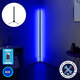 Μοντέρνο Minimal Επιτραπέζιο Μαύρο Φωτιστικό 50cm LED 8 Watt με Ασύρματο Χειριστήριο RF & Dimmer Μπλε  ALIEN Design GLOBO-50-6