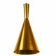 Μοντέρνο Κρεμαστό Φωτιστικό Οροφής Μονόφωτο Χρυσό Μεταλλικό Καμπάνα Φ18  HUZHOU 01546