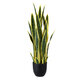 Artificial Garden BLOODLEAF DRACAENA TRIFASCIATA 20061 Τεχνητό Διακοσμητικό Φυτό Αιματόφυλλη Σανσεβιέρια Υ90cm - 2