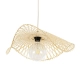  MELEMELE 01840 Boho Κρεμαστό Φωτιστικό Οροφής με Ντουί 1 x E27 AC 220-240V IP20 - Μπεζ - Μ50 x Π50 x Υ7cm - 6