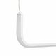 kelvo® LINARIA KLV-101-0256 Κρεμαστό Φωτιστικό Οροφής LED 36W 3600lm 180° AC 220-240V IP20 Ρυθμιζόμενο Λευκό CCT με Χειριστήριο από 2700K έως 6000K Dimmable - Lumileds SMD Chip - Λευκό Ματ - Μ120 x Π2 x Υ12cm - 3 Χρόνια Εγγύηση - 4
