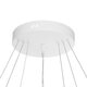 kelvo® VENOM KLV-101-0200 Κρεμαστό Φωτιστικό Οροφής LED 120W 12000lm 120° AC 220-240V IP20 Ρυθμιζόμενο Λευκό CCT με Χειριστήριο από 2700K έως 6000K Dimmable - Lumileds SMD Chip - Λευκό Ματ - Μ80 x Π80 x Υ80cm - 3 Χρόνια Εγγύηση - 9