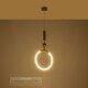 kelvo® GLOW KLV-101-0175 Κρεμαστό Φωτιστικό Οροφής LED 18W 1800lm 360° AC 220-240V IP20 Ρυθμιζόμενο Λευκό CCT με On/Off 2700K/4500K/6000K - Lumileds SMD Chip - Χρυσό Πλατίνα - Μ30 x Π6 x Υ60cm - 3 Χρόνια Εγγύηση - 14
