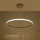 kelvo® DIAMOND KLV-101-0232 Κρεμαστό Φωτιστικό Οροφής LED 67W 6700lm 180° AC 220-240V IP20 Ρυθμιζόμενο Λευκό CCT με Χειριστήριο από 2700K έως 6000K Dimmable - Lumileds SMD Chip - Χρυσό Πλατίνα - Μ80 x Π80 x Υ3cm - 3 Χρόνια Εγγύηση - 12