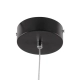 ALICE 61055 Μοντέρνο Κρεμαστό Φωτιστικό Οροφής LED 20W 2400lm 300° AC 220-240V IP20 Ρυθμιζόμενο Λευκό CCT με On/Off 2700K/4500K/6000K - Lumileds SMD Chip - Μαύρο Ματ - Μ25 x Π22 x Υ25cm - 3 Χρόνια Εγγύηση - 6