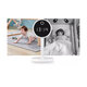 86006 Rechargeable Table Camera WiFi HD 1080P 160° 1500mAh Two Way Audio Motion Detection & Digital Clock - Επαναφορτιζόμενη Επιτραπέζια Κάμερα WiFi HD 1080P 160° 1500mAh Διπλή Κατέυθυνση Ομιλίας Ανιχνευτή Κίνησης & Ψηφιακό Ρολόι - Λευκό - 12