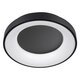 kelvo® SALEM KLV-101-0277 Φωτιστικό Οροφής LED 75W 7500lm 120° AC 220-240V IP20 Ρυθμιζόμενο Λευκό CCT με Χειριστήριο από 2700K έως 6000K Dimmable - Lumileds SMD Chip - Μαύρο Ματ - Μ45 x Π45 x Υ8.5cm - 3 Χρόνια Εγγύηση - 5