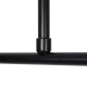 LATTICE 203-0017 Μοντέρνο Φωτιστικό Ράγα Πολύφωτο 6 x E27 IP20 Μαύρο Μέταλλο με Φιμέ Γυάλινες Μπάλες - Μ120 x Π35 x Υ61cm - 10