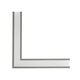 ALP-CORNER-SIDE90 RECESSA 61790 Χωνευτό Προφίλ Αλουμινίου Γωνία με Λευκό Γαλακτερό Πατητό Κάλυμμα για Ταινίες LED IP20 - Γκρι Ανθρακί Ματ - Μ30 x Π3.5 x Υ4cm - 7