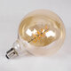 99138 Λάμπα LED Soft S Spiral Filament E27 G125 Γλόμπος 4W 280lm 360° AC 220-240V IP20 Φ12.5 x Υ18cm Ultra Θερμό Λευκό 2200K με Μελί Γυαλί - Dimmable - 3 Years Warranty - 4