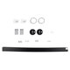 FELIX 61028-P Γραμμικό Κρεμαστό Φωτιστικό Linear LED CCT 54W 6500lm 120° AC 220-240V Μ120 x Π3.5 x Υ7cm - Εναλλαγή Φωτισμού μέσω Τηλεχειριστηρίου All In One Ψυχρό 6000k+Φυσικό 4500k+Θερμό 2700k Dimmable - Μαύρο - 3 Years Warranty - 10