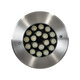 UNDERGROUND-SINA 90573 Χωνευτό Φωτιστικό Σποτ Δαπέδου LED 18W 1530lm 15° DC 24V Αδιάβροχο IP68 Φ20 x Υ11cm RGBW DMX512 - Ανοξείδωτο Ατσάλι - 3 Χρόνια Εγγύηση - 4