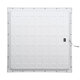 ZEUS 60969 Χωνευτό LED Panel 60x60cm 48W 7200lm 120° CRI≥86Ra UGR<19 Anti-Glare Shield Diffuser AC 220-240V IP44 Μ60 x Π60 x Υ3.3cm - Φυσικό Λευκό 4500K - 4