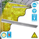 85959 Linear Grow Light Hydro Full Spectrum LED Γραμμικό Φωτιστικό Ανάπτυξης Φυτών Υδροπονικού Θερμοκηπίου 120cm SMD 2835 200W 120° AC230V IP54 Εσωτερικού Χώρου για Κάλυψη Επιφάνειας 1.2m x 1.2m Πλήρους Φάσματος Φωτισμού - 1