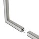 ALP-CORNER-SIDE90 RECESSA 61790 Χωνευτό Προφίλ Αλουμινίου Γωνία με Λευκό Γαλακτερό Πατητό Κάλυμμα για Ταινίες LED IP20 - Γκρι Ανθρακί Ματ - Μ30 x Π3.5 x Υ4cm - 3