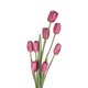 Artificial Garden PINK TULIP BRANCH 21319 Τεχνητό Διακοσμητικό Κλαδί Ροζ Τουλίπα Y92cm - 3