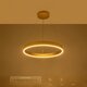 kelvo® VENOM KLV-101-0189 Κρεμαστό Φωτιστικό Οροφής LED 45W 4500lm 120° AC 220-240V IP20 Ρυθμιζόμενο Λευκό CCT με Χειριστήριο από 2700K έως 6000K Dimmable - Lumileds SMD Chip - Χρυσό Πλατίνα - Μ60 x Π60 x Υ6.5cm - 3 Χρόνια Εγγύηση - 11