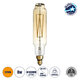 99168 Λάμπα LED Long Filament E27 BTT80 BANANAS Γλόμπος 8W 720lm 360° AC 220-240V IP20 Φ7.8 x Υ34.5cm Ultra Θερμό Λευκό 2200K με Μελί Γυαλί - Dimmable - 3 Χρόνια Εγγύηση