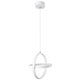 ALICE 61056 Κρεμαστό Φωτιστικό Οροφής Design LED CCT 20W 2400lm 300° AC 220-240V - Εναλλαγή Φωτισμού μέσω Διακόπτη On/Off All In One Ψυχρό 6000k+Φυσικό 4500k+Θερμό 2700k Μ25 x Π22 x Υ25cm - Λευκό - 5