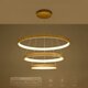 kelvo® NEMESIS KLV-101-0222-V2 Κρεμαστό Φωτιστικό Οροφής LED 120W 12000lm 180° AC 220-240V IP20 Ρυθμιζόμενο Λευκό CCT με Χειριστήριο από 2700K έως 6000K Dimmable - Lumileds SMD Chip - Χρυσό Πλατίνα - Μ80 x Π80 x Υ80cm - 3 Χρόνια Εγγύηση - 15