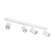 kelvo® SPOTA KLV-101-0141 Μοντέρνο Κινούμενο Φωτιστικό Σποτ Οροφής με Ντουί 4 x GU10 90° AC 220-240V IP20 - Λευκό Ματ - Μ64 x Π6 x Υ14cm