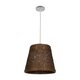 PLAYROOM 999-0145 Vintage Κρεμαστό Φωτιστικό Οροφής με Ντουί 1 x E27 AC 220-240V IP20 - Καφέ - Μ30 x Π30 x Υ30cm - 3
