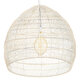 MALIBU 00965 Vintage Κρεμαστό Φωτιστικό Οροφής Μονόφωτο Μπεζ Ξύλινο Bamboo Φ97 x Y86cm - 5