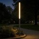 AXOR GLB-103-0015 Φωτιστικό Urban Πλατείας/Πάρκου LED 50W 4500lm 360° AC 220-240V Αδιάβροχο IP65 Θερμό Λευκό 2700K - Sanan SMD Chip - Γκρι Ανθρακί Ματ - Μ20 x Π20 x Υ300cm - 3 Χρόνια Εγγύηση - 6