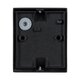 kelvo® BURANO KLV-101-0018 Φωτιστικό Τοίχου / Απλίκα για Λάμπα MR16 με Ντουί GU10 AC 220-240V Αδιάβροχο IP65 - Μαύρο Ματ - Μ8 x Π8 x Υ7cm - 8