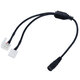 70742 Καλώδιο Τροφοδοσίας DC για 2 Ταινίες LED με Connector από 5.5*2.1 σε 2 x 10mm 2 PIN Μ32.3 x Π2 x Υ1cm